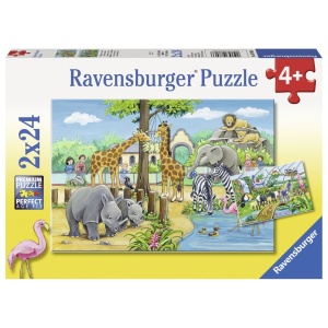 Puzzle Zoo, 2X24 Piese