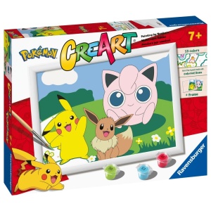 Ravensburger - CreArt pictura pe numere pentru copii personaje Pokemon - Img 2