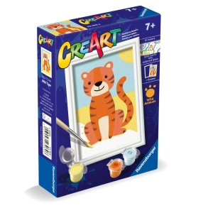 Ravensburger - CreArt pictura pe numere pentru copii tigru salbatic - Img 2