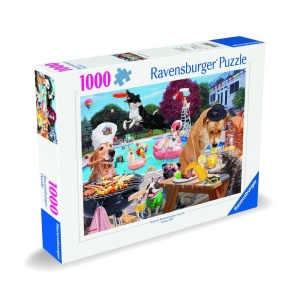 Ravensburger - Puzzle catei la piscina 1000 piese design nou - Img 2