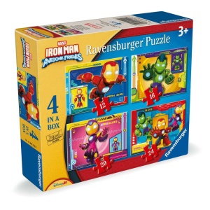 Ravensburger - Puzzle Iron Man si prietenii 4 buc in cutie 12 16 20 24 piese - Img 2