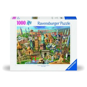 Ravensburger - Puzzle obiective turistice mondiale 1000 piese design nou - Img 2