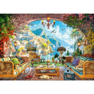 Ravensburger - Puzzle terasa mediteraneana 1000 piese - Img 3