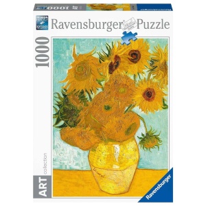 Ravensburger - Puzzle Van Gogh vaza cu flori 1000 piese design nou - Img 1