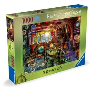 Ravensburger - Puzzle viata de pirat 1000 piese design nou