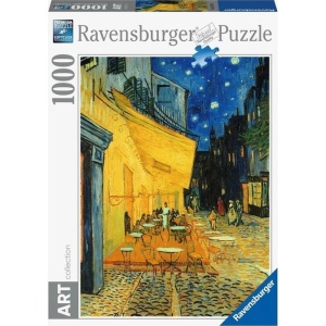 Ravensburger - Puzzle Vincent Van Gogh terasa in noapte 1000 piese design nou - Img 1