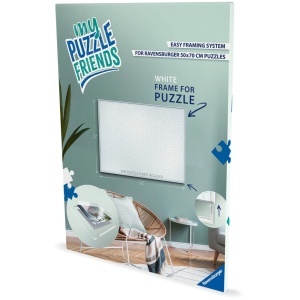 Ravensburger - Rama alba pentru puzzle de 1000 de piese 50 x 70 cm - Img 3