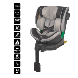 Scaun auto iSize 40-150 cm Coccolle Mago Jet black - Img 4