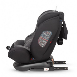 Scaun auto rotativ cu isofix grupa 0-36 kg Coccolle Nova Diamond Black - Img 7