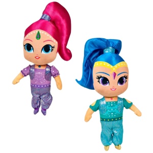 Set 2 jucarii din plus si material textil Shimmer & Shine 30 cm - Img 2