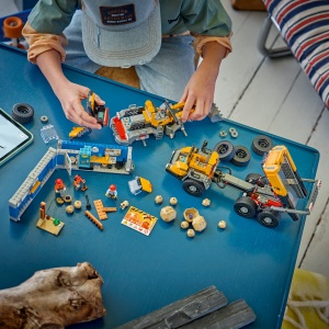 Set LEGO City - Camion basculant și încărcător frontal (60494) - Img 7