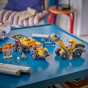 Set LEGO City - Camion basculant și încărcător frontal (60494) - Img 9