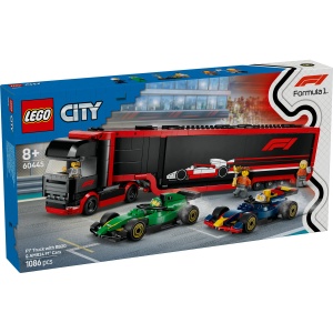 Set LEGO City - Camion F1 cu masinile F1 RB20 si AMR24 (60445) - Img 1