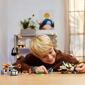 Set LEGO Creator Expert - Aloy si Varl vs. Shell-Walker si Sawtooth (77037) - Img 4