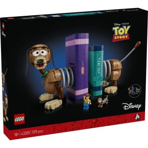Set LEGO Disney - Opritoare de cărți Câinele Slinky din Povestea jucăriilor (43301) - Img 2