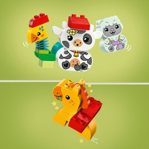 Set LEGO DUPLO - Tren cu animale (10412) - Img 7