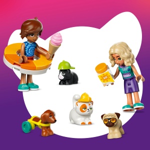 Set LEGO Friends - O zi distractivă în parcul acvatic (42676) - Img 7