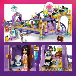 Set LEGO Friends - Roller-coaster cu sirene (42703) - Img 6