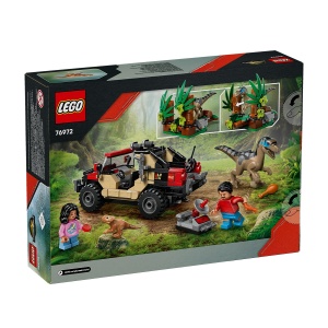 Set LEGO Jurassic World - Evadare off-road din calea unui Velociraptor (76972) - Img 3