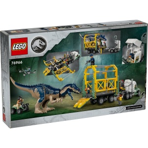 Set LEGO Jurassic World - Misiunea ”Dinozaur”: Camion de transport pentru un Allosaurus (76966) - Img 3