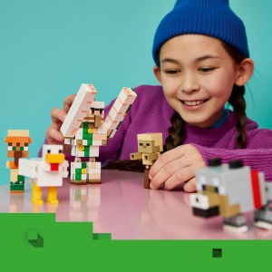 Set LEGO Minecraft - Atac în deșert cu un jocheu de găini (21592) - Img 6