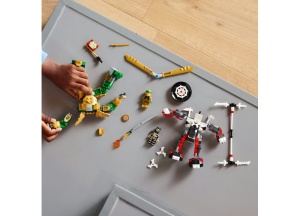 Set LEGO Ninjago - Lupta cu robotul EVO al lui Lloyd (71781) - Img 4