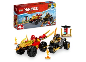 Set LEGO Ninjago - Masina lui Kai si motocicleta lui Ras (71789)