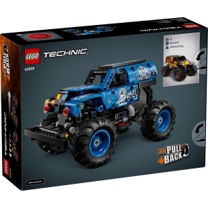 Set LEGO Technic - Monster Jam™ Grave Digger™ Foc și gheață (42219) - Img 3