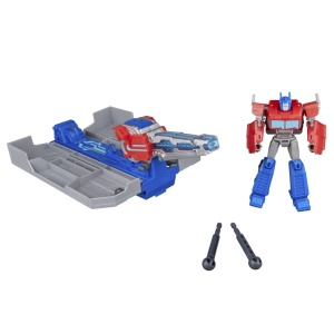 Transformers Earthspark Camion Cu Remorca De Lupta Optimus Prime - Img 7
