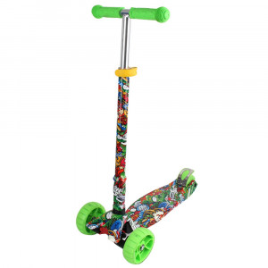 Trotineta Chipolino Croxer Evo green grafitti - Img 1