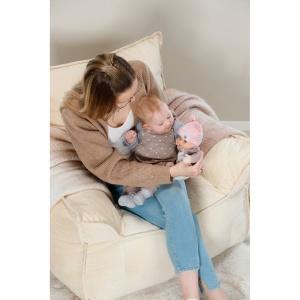 Zapf - Baby Annabell Bebelus cu caciulita mov 30 cm - Img 4