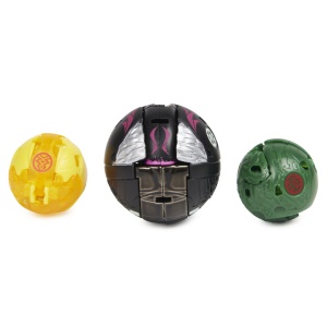 Bakugan Platinum Powerup S4 Warrior Whale Nano Fury Si Nano Sledge - Img 3