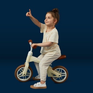 Balance bike Qplay Tech Air Alb - Img 3