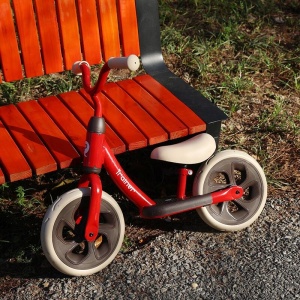 Balance bike QPlay Trainer Rosu - Img 5