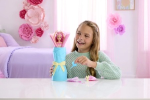Barbie Petal Pop Set Papusa Barbie Lalea Roz Si Accesorii - Img 4
