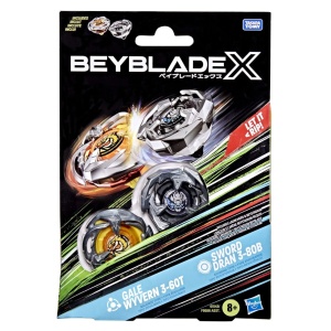 Beyblade X Pachet Duo Gale Wyvern 3-60T Si Sword Dran 3-80B - Img 1