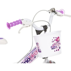Bicicleta copii Dino Bikes 12" Fairy alb - Img 4