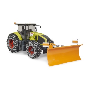 Bruder Tractor Claas Axion 950 cu lanturi de zapada si lama de plug - Img 3