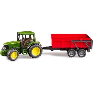 Bruder - Tractor John Deere 6920 Cu Remorca Basculabila - Img 3
