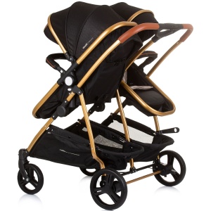 Carucior gemeni Chipolino Duo Smart 3 in 1 obsidian gold - Img 4
