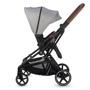 Carucior modular 2in1 Coccolle Saliara Greystone+Cos auto 0-13 kg gb Idan Satin Black - Img 6