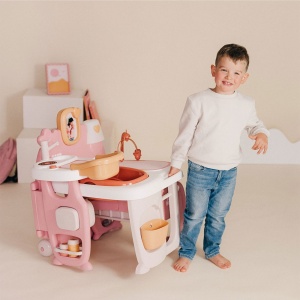 Centru de ingrijire pentru papusi Smoby Baby Nurse Large Doll`s Play Center cu 18 accesorii - Img 4