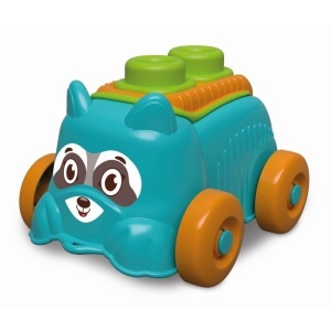 Clementoni - Jucarie educationala Soft Clemmy catel albastru cu cuburi moi - Img 3