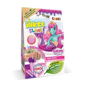 Craze - Slime de baie sirena Galupy cu vitamina E si culoare schimbatoare de la roz la mov