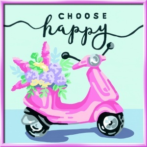 Creart - Pictura Scuter Choose Happy - Img 2