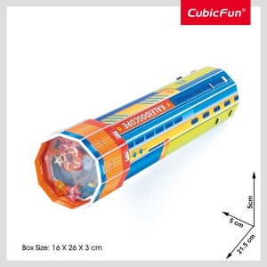 Cubic Fun - Puzzle 3D caleidoscop 18 piese - Img 2