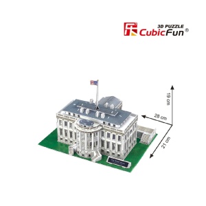 Cubic Fun - Puzzle 3D Casa Alba (Nivel Mediu 64 Piese) - Img 4