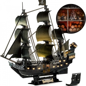 Cubic Fun - Puzzle 3D Led Nava Queen Anne 293 Piese - Img 4