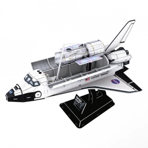 Cubic Fun - Puzzle 3D Nasa - Naveta Spatiala Discovery 126 Piese - Img 2