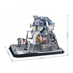 Cubic Fun - Puzzle 3D Nasa - Naveta Spatiala Discovery 126 Piese - Img 4